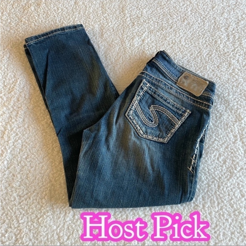 ✅HOST Pick✅ Silver Suki Capri Jeans, 26